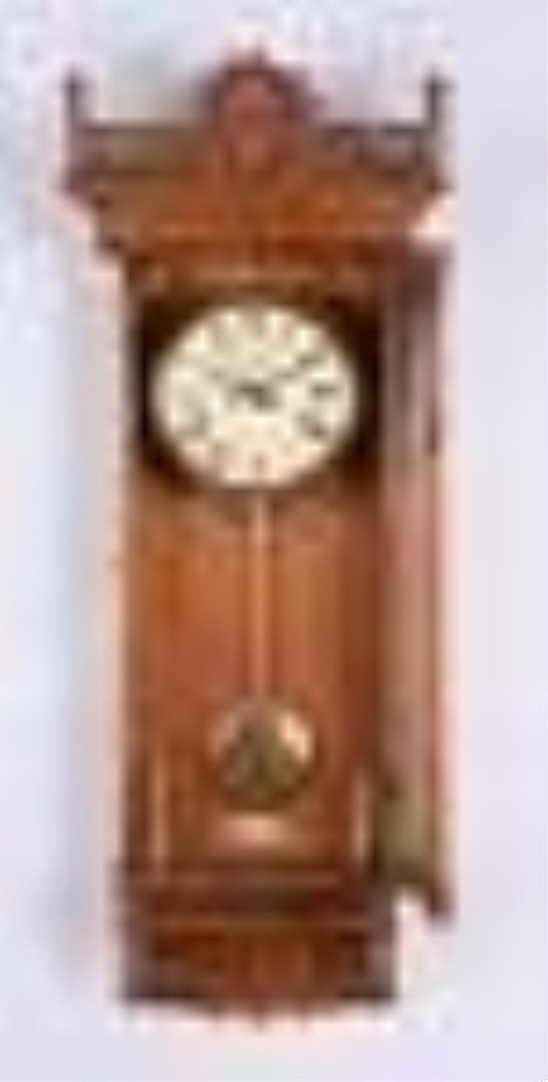 Waterbury Regulator No. 53 hanging clock