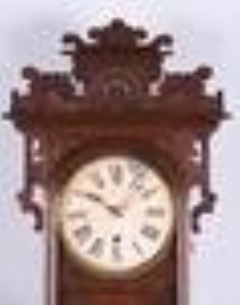 E. N. Welch Damrosch Double Dial Gale Calendar Clock