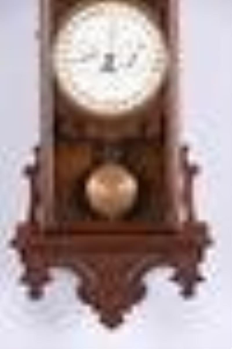 E. N. Welch Damrosch Double Dial Gale Calendar Clock