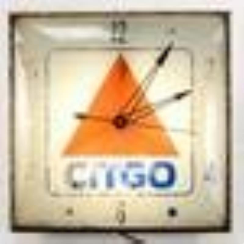 PAM "Citgo" Gas, Oil Co. Electric Clock