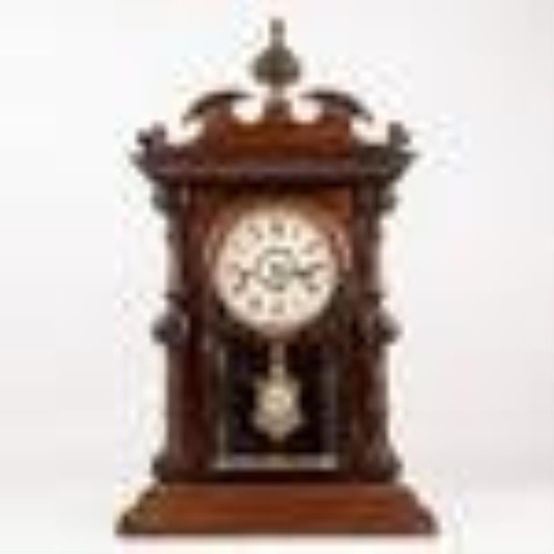 Welch Spring Co. 8 Day Cary Model Mantle Clock