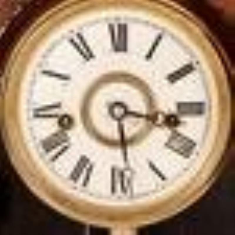 Welch Spring Co. 8 Day Cary Model Mantle Clock