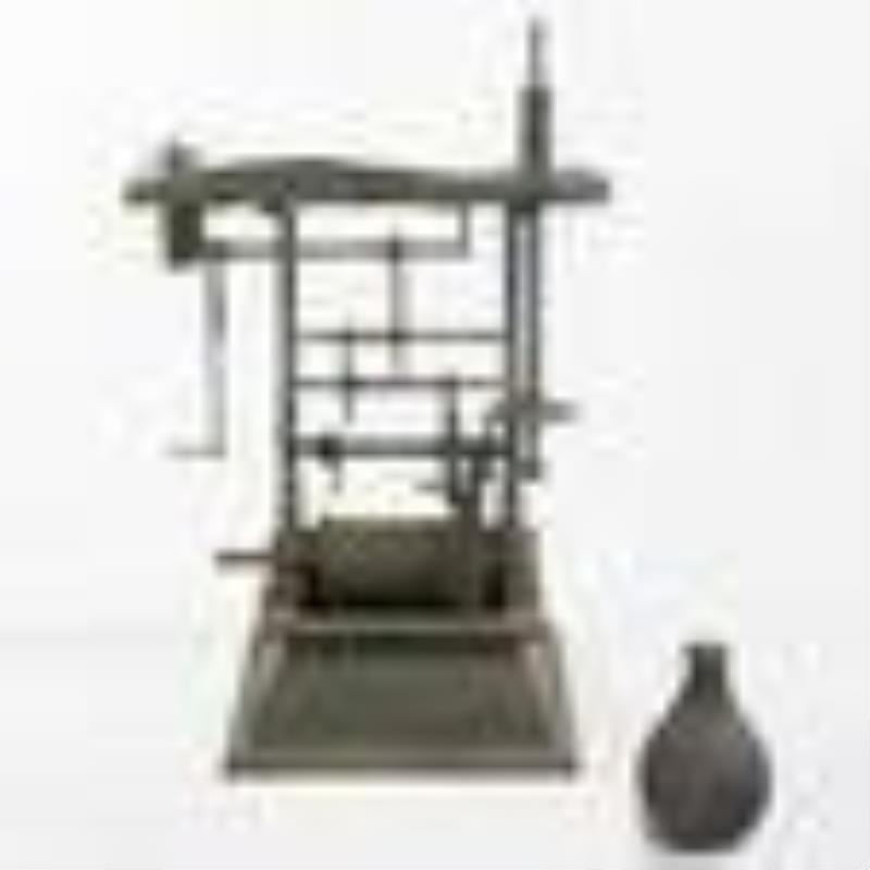 E. Howard #1 Tower Clock Movement & Base & Weight