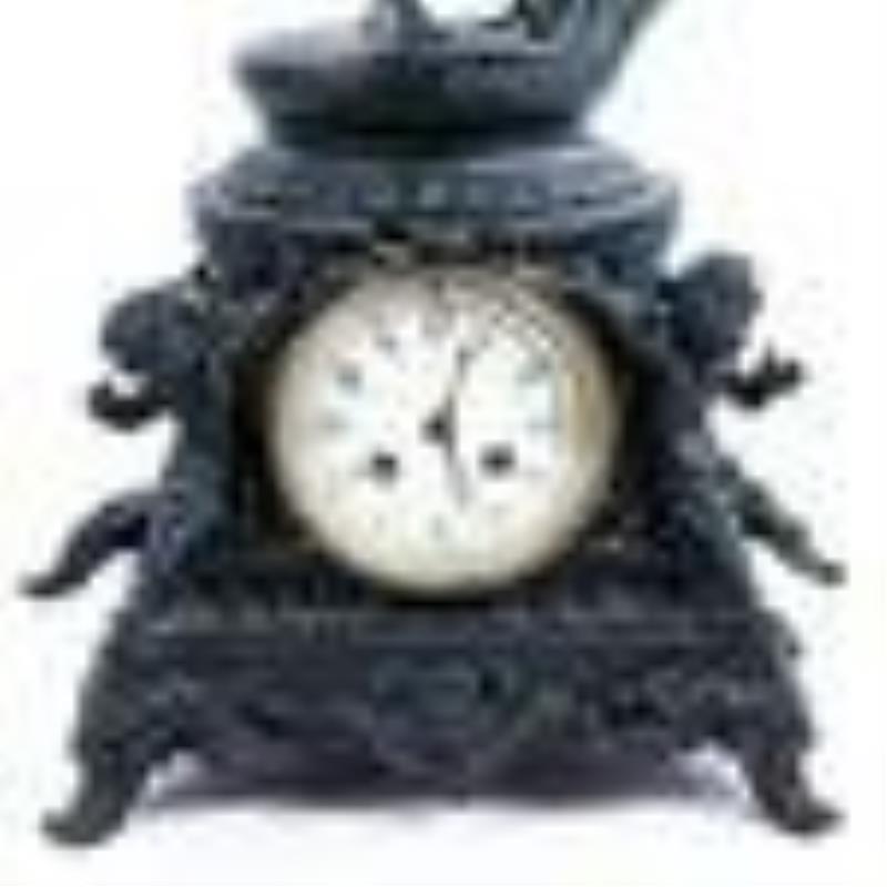 Eros Stringing His Bow Japy Freres Honneur Clock