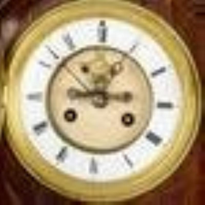 Japy Freres Annual Calendar Double Dial Clock