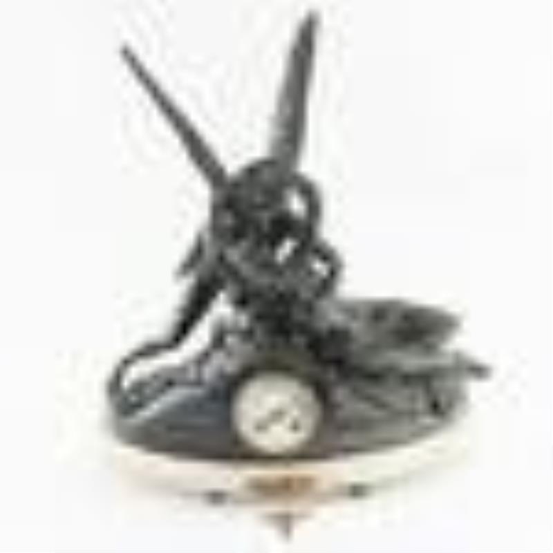 The Love of Psyche French Figural Spelter Clock