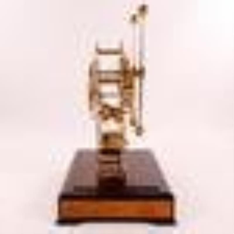 Harrison Grasshopper Skeleton Baton Clock