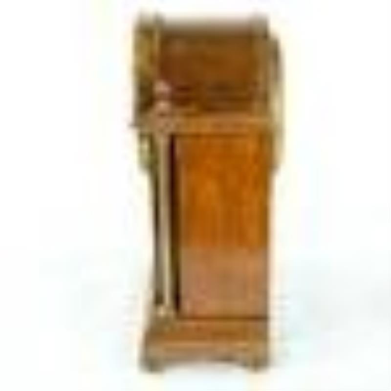 1900s English Timed Strike Round Top Mantel Clock