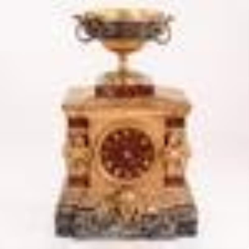 French Neo-Classical Deniere Mantel Clock