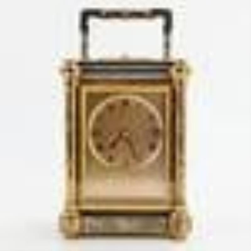 1895 French Two Tone Carriage Clock w Repeater