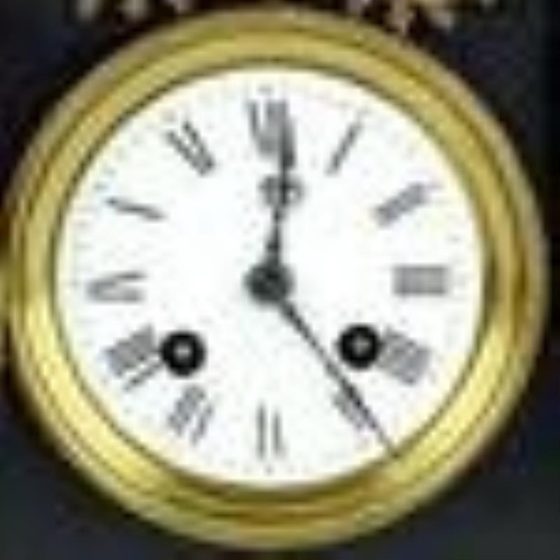 1880s French Permanent Pendulum Mantle Clock