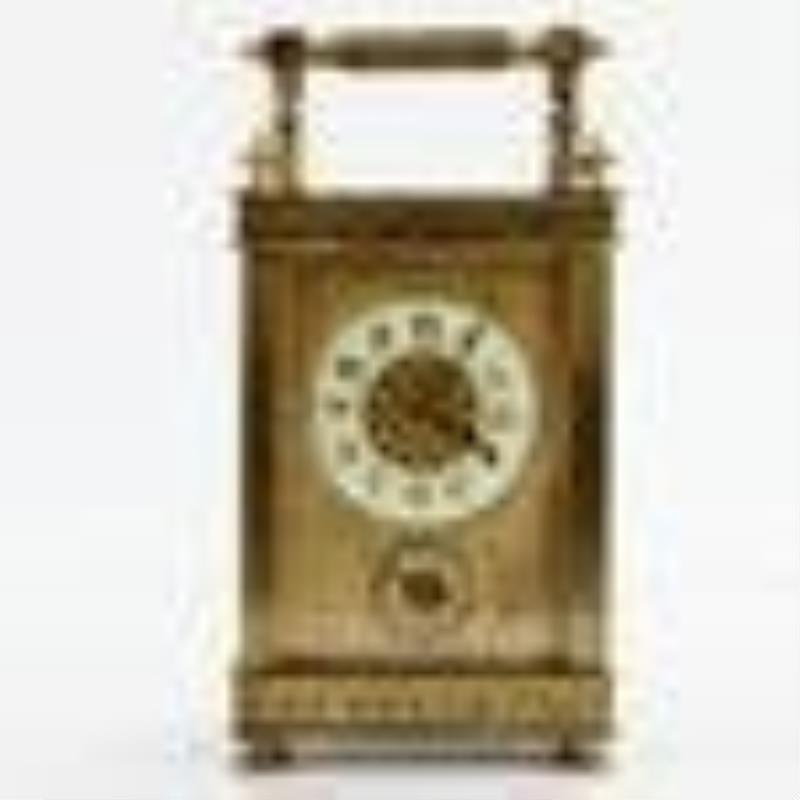 1557911898 French Carriage 8 Day Clock with Alarm
