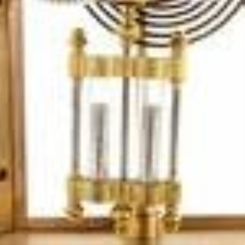 Ansonia Jade Style Crystal Regulator 8-Day Clock