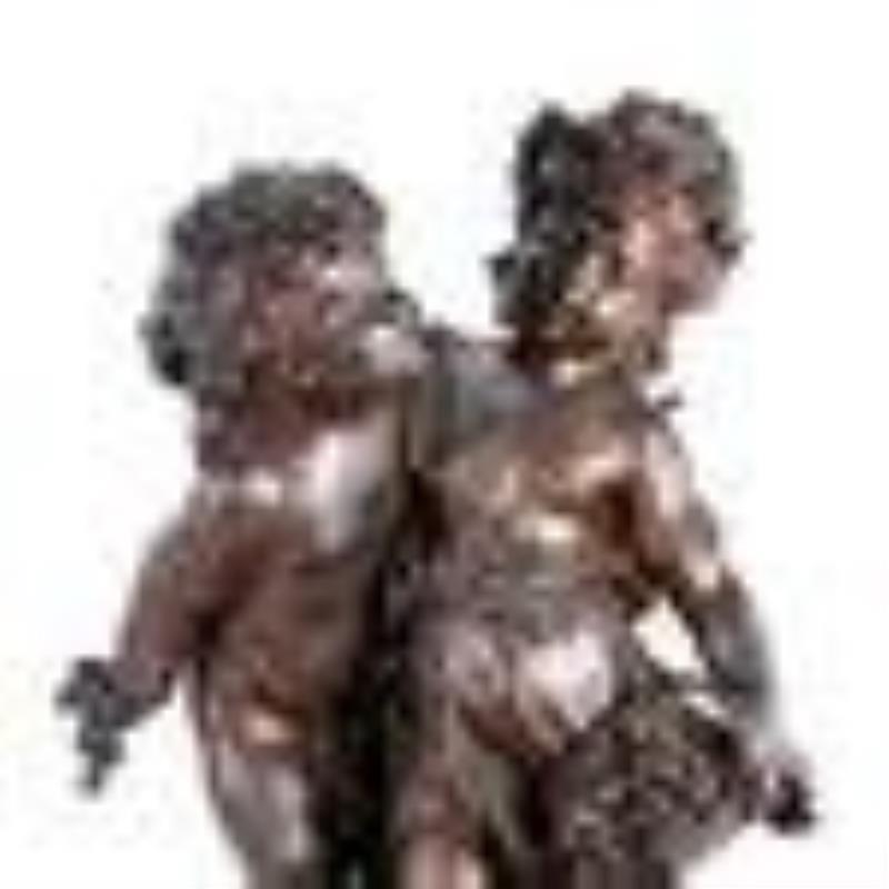 French Auguste Moreau Figural Spelter Clock Cupid