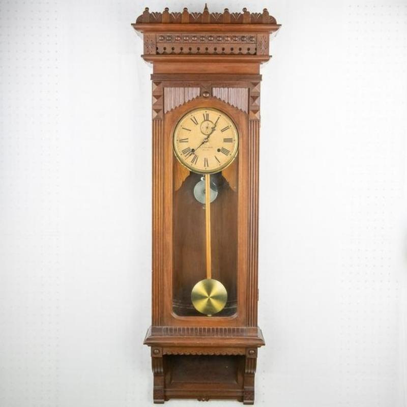 Rare 1880s Gilbert Excelsior Wall Clock