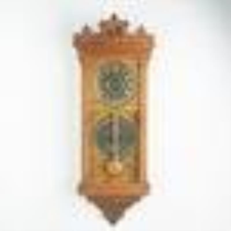 1895 Ithaca Bell Grade Double Dial Calendar Clock