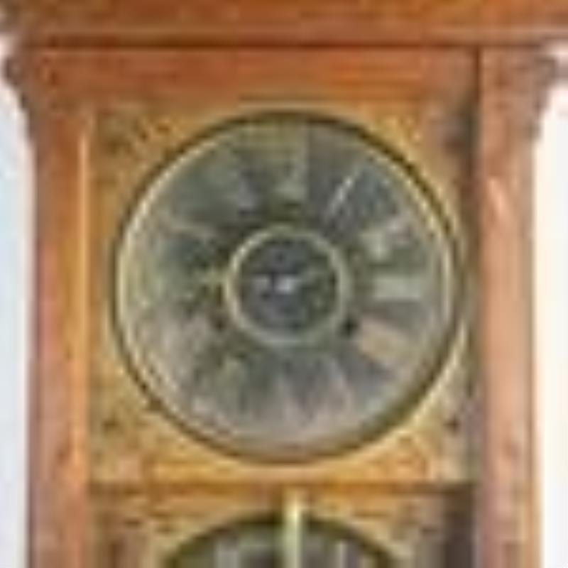 1895 Ithaca Bell Grade Double Dial Calendar Clock