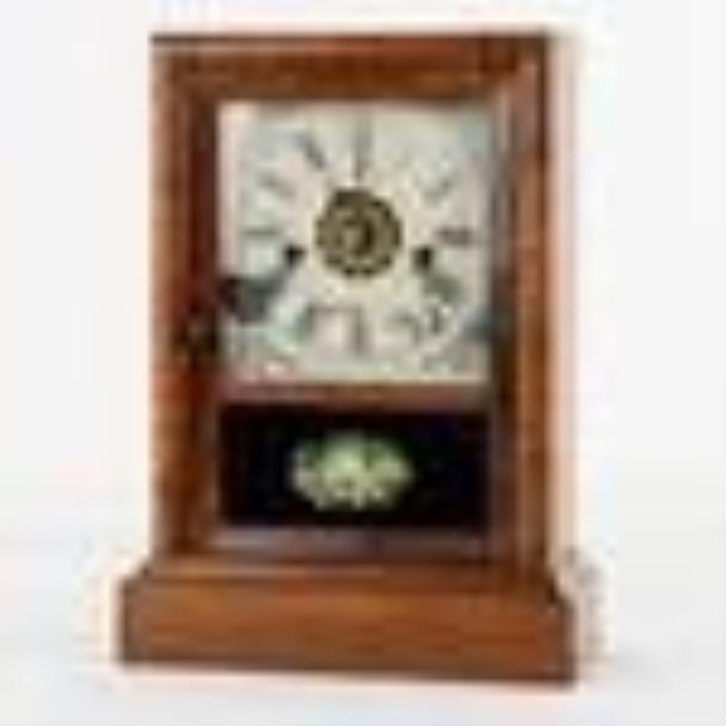 1860s Waterburry Time & Strike Cottage Clock