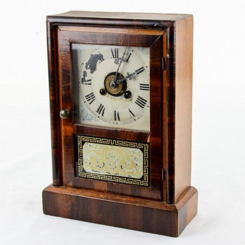 1860s 30 Hour Jerhome Time & Strike Cottage Clock