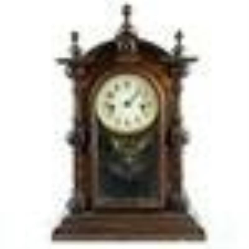 E. N. Welsh 8-Day Patti Model Mantle Clock