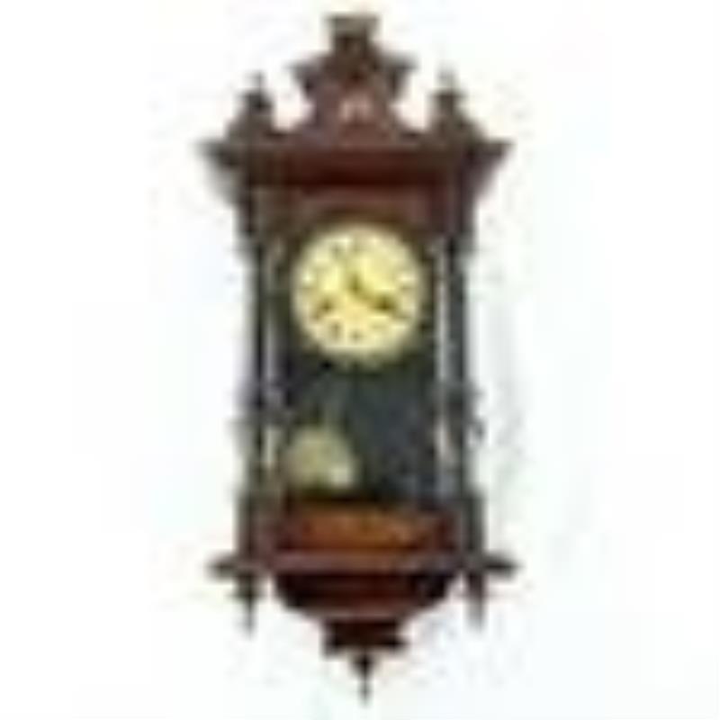 1880s Junghans Time & Strike Wall Clock