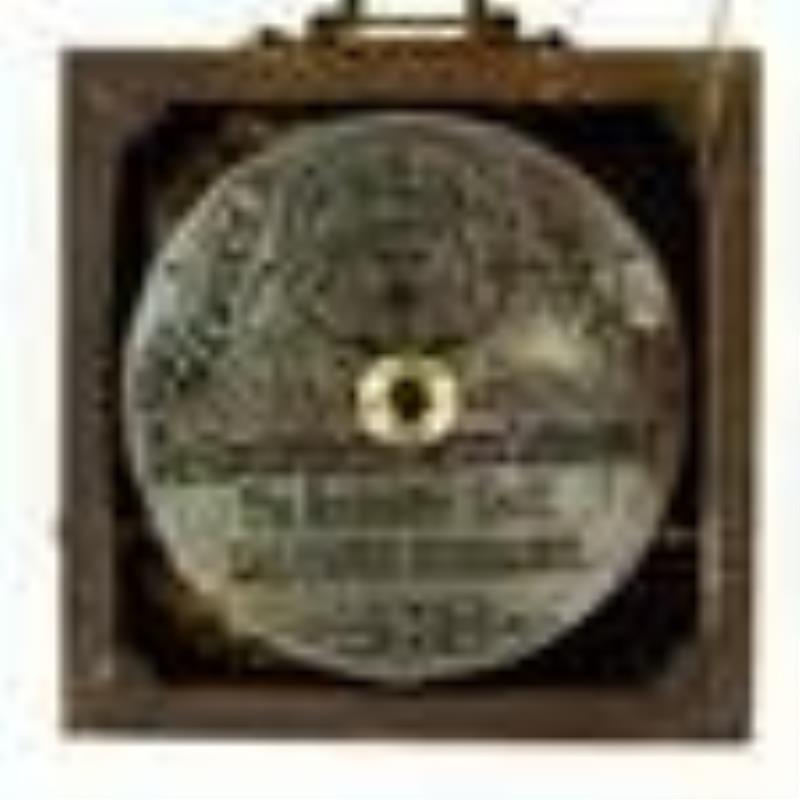 1890s Rare Junghans Musical Disk Player Clock