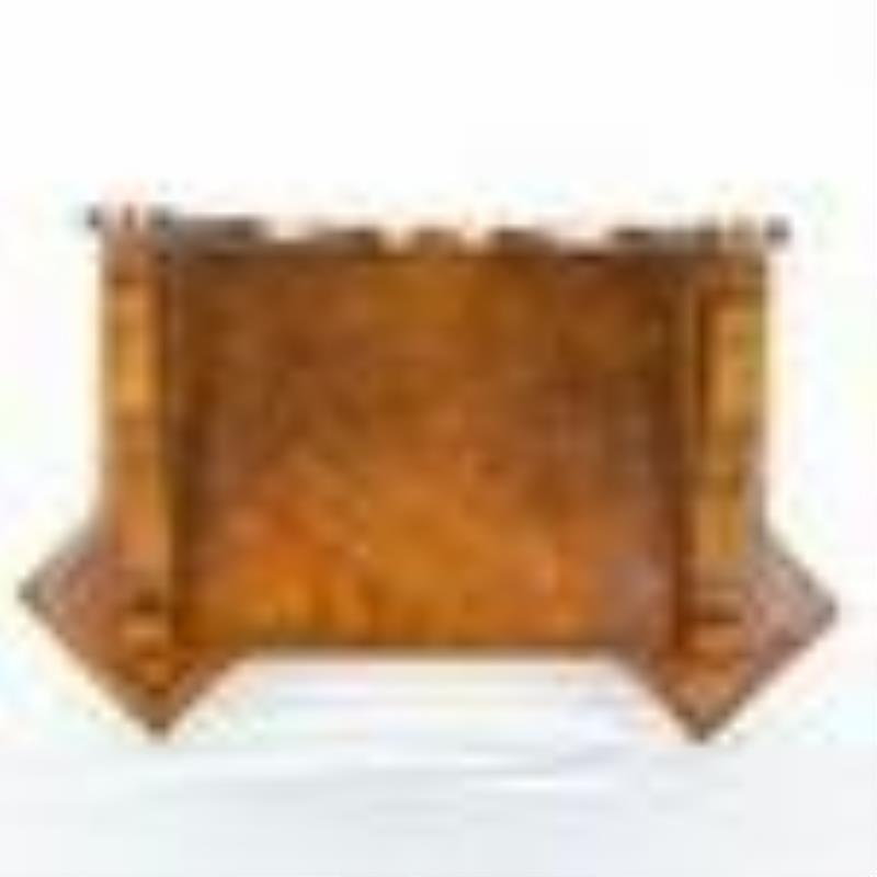 Ornate Triple Fusee Bracket 8-Bell Clock w/ Shelf