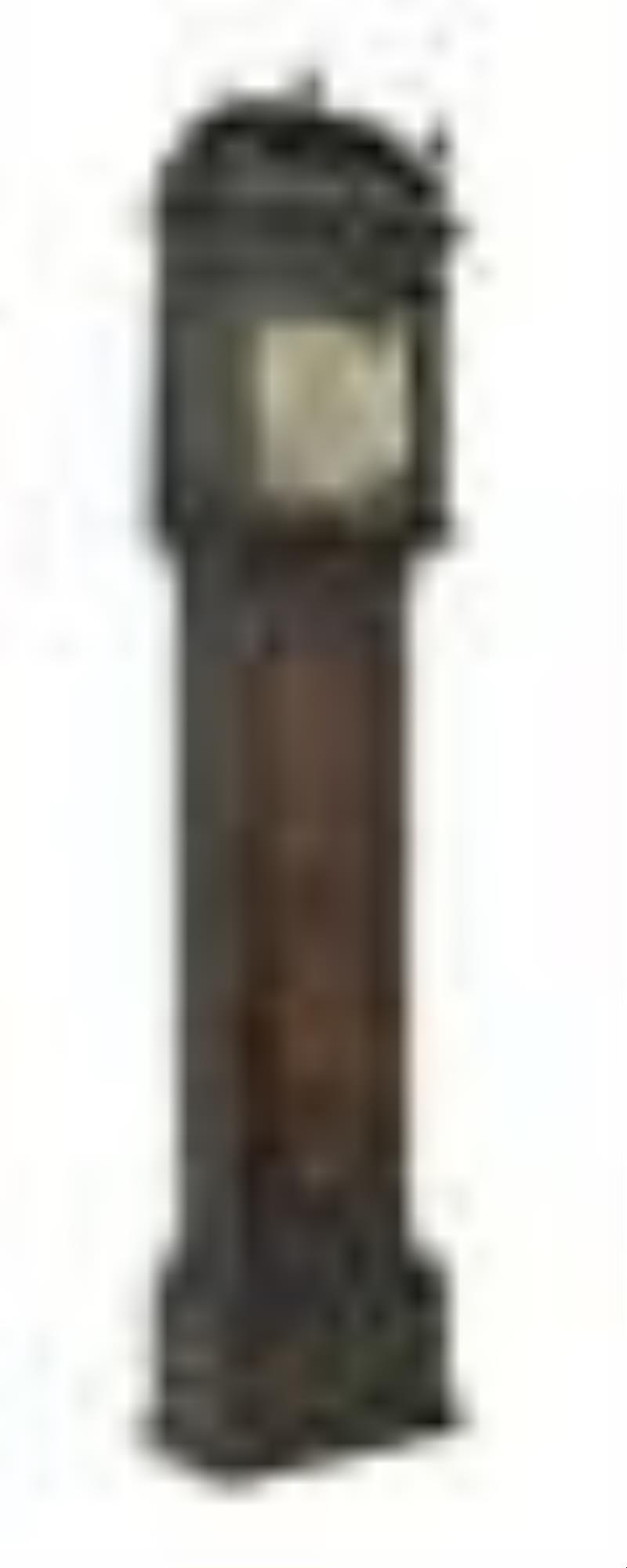 George II Japanned Tall Case Clock