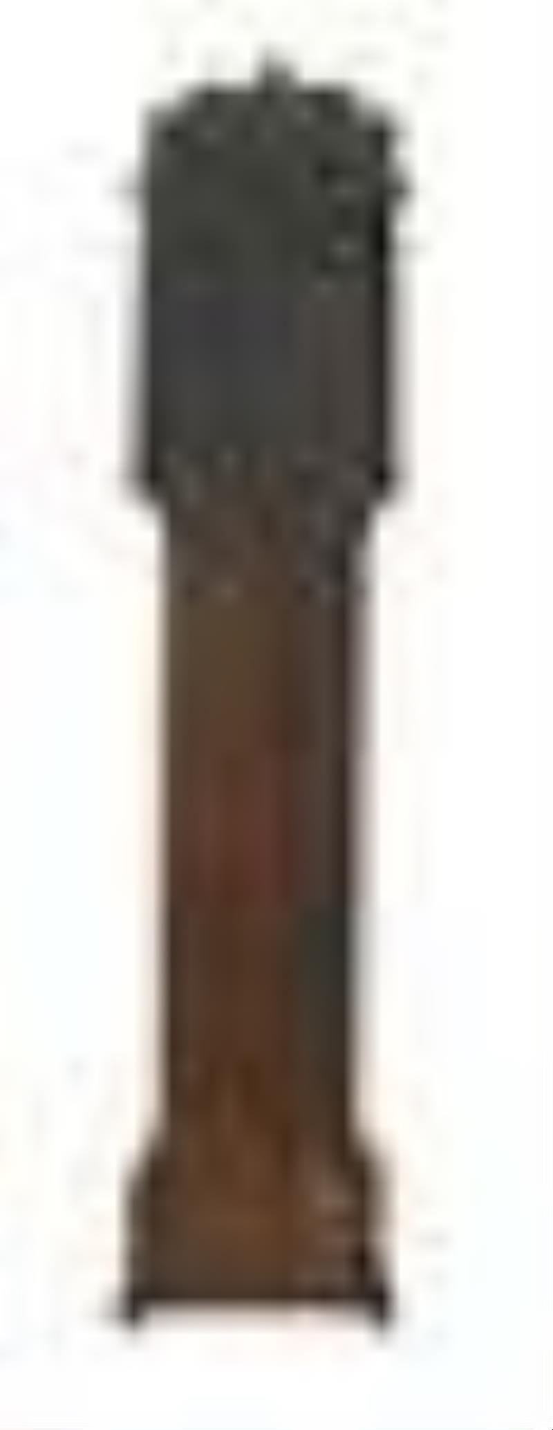 George II Japanned Tall Case Clock