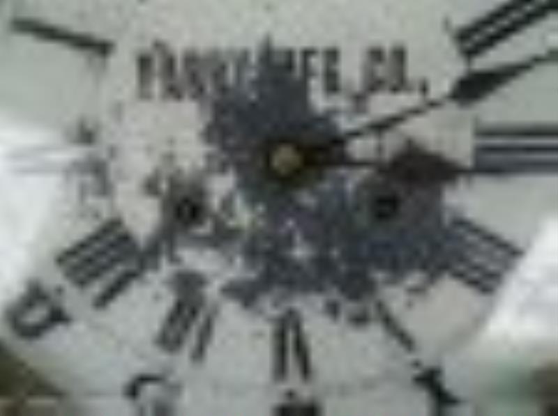 Parry Buggy Co Advertising Oak Regulator Clock