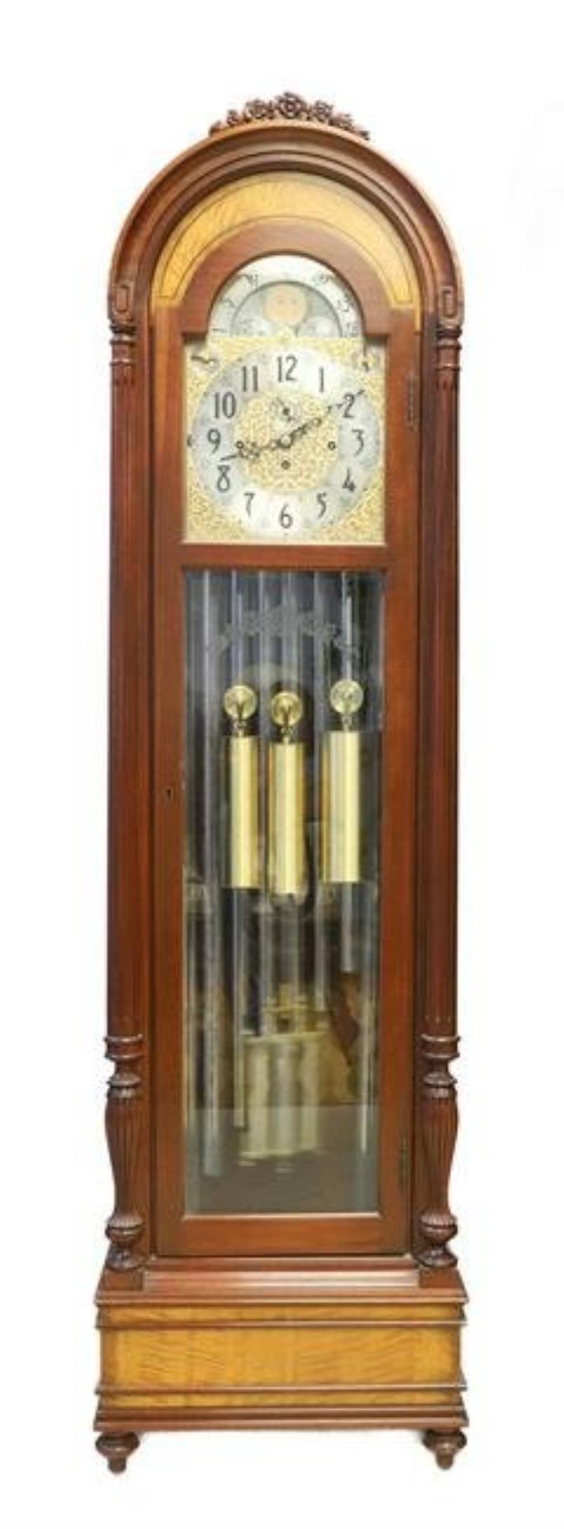 Herschedes 9 Tube Chiming Hall clock
