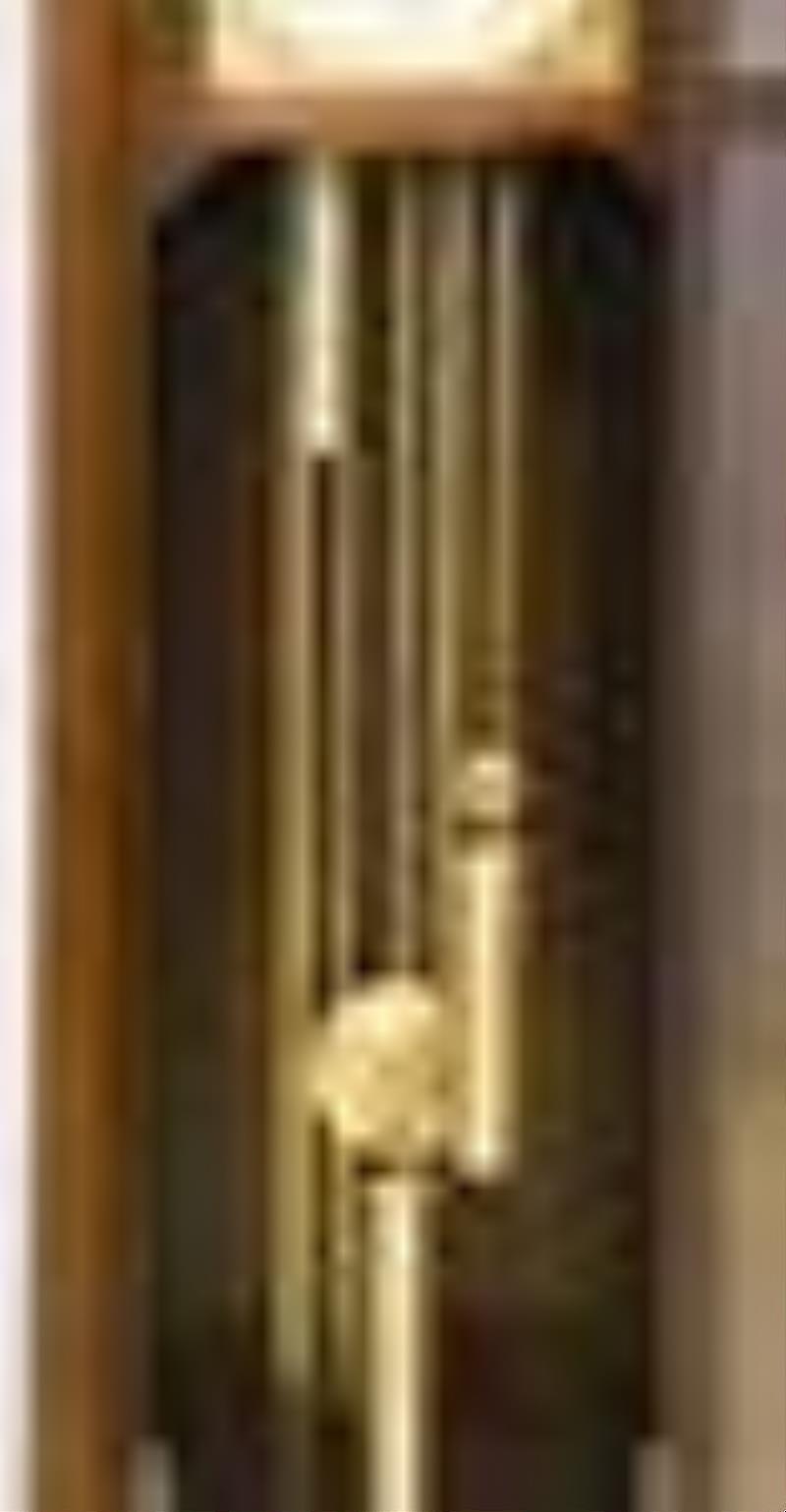 American Chime Clock Co, Phila, 5 Tube Hall Clock