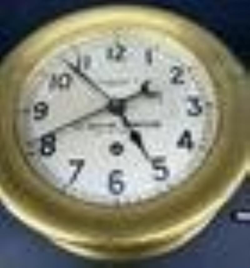 Antique Chelsea Clock Co. Boston U.S Maritime Commission Ser. No. 245