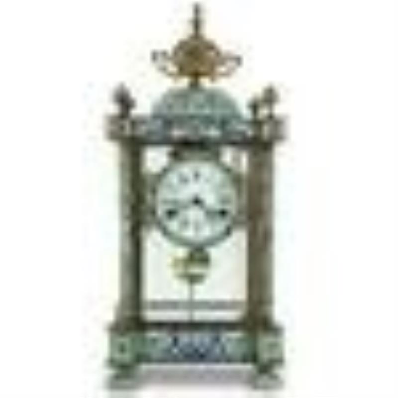 Cloisonne Mantel Clock
