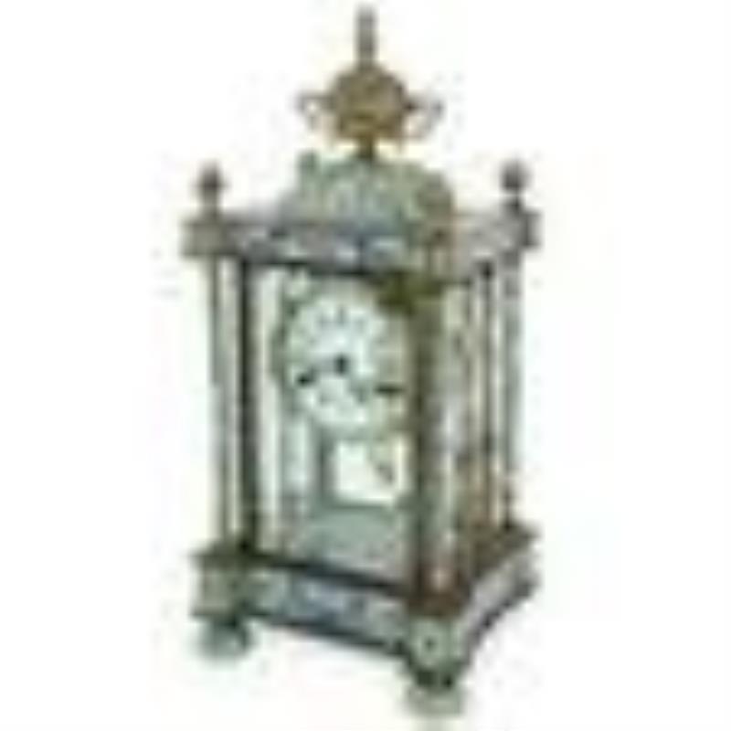 Cloisonne Mantel Clock