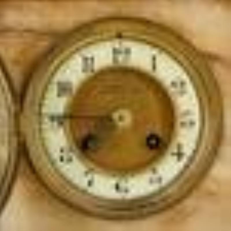 Chatham Alabaster Mantle Clock