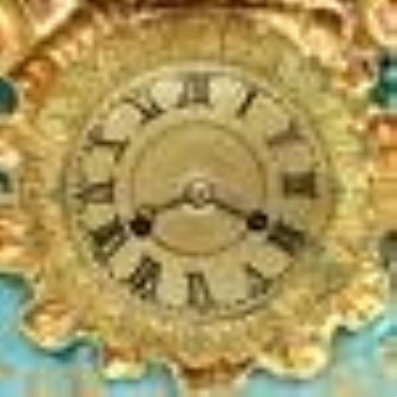 French Old Paris Porcelain Mantel Clock