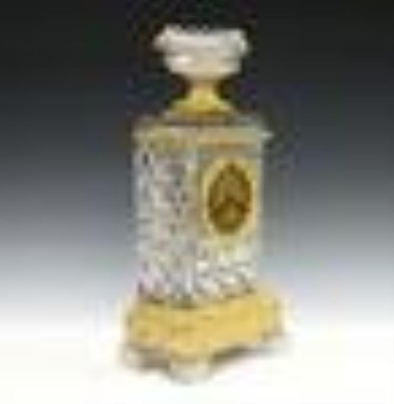 French Empire Crystal Mantel Clock