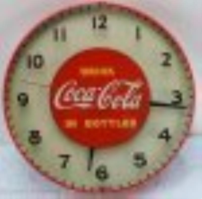 Old Coca Cola Advertising Clock