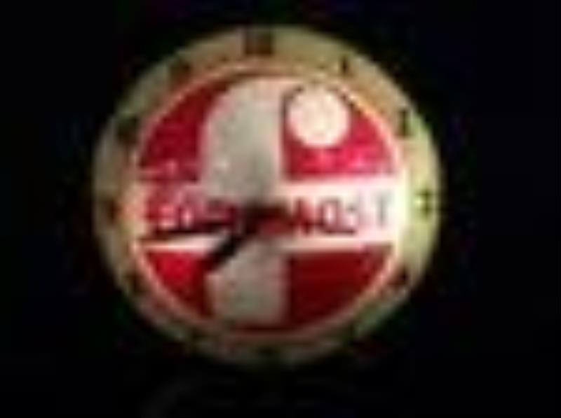 Outstanding Foremost Dairies Double Bubble clock