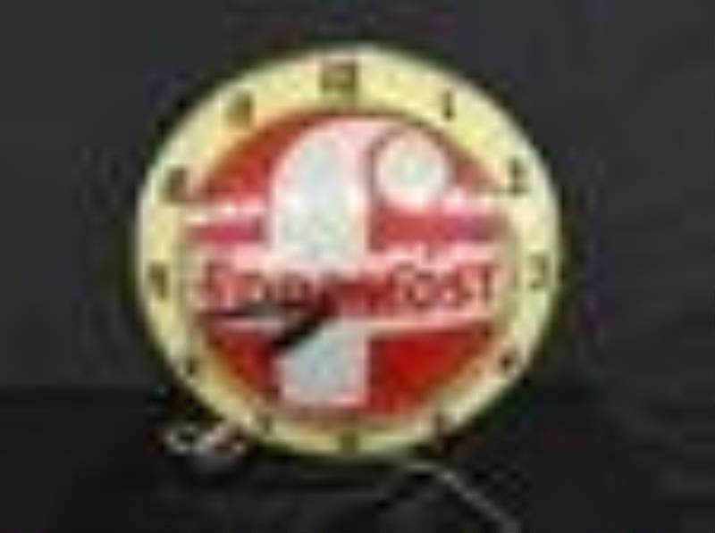 Outstanding Foremost Dairies Double Bubble clock