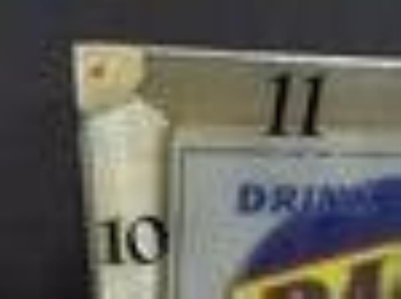 Dad's Root Beer lighted clock