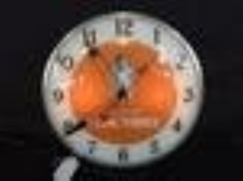 Fisk Tires Pam clock