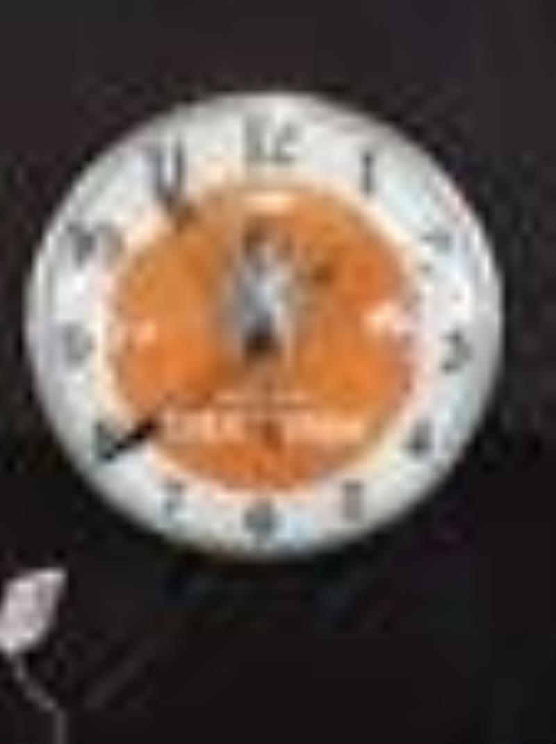 Fisk Tires Pam clock