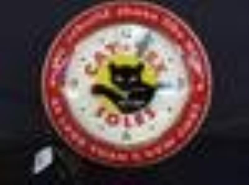 Excellent Cat-Tex Soles lighted clock