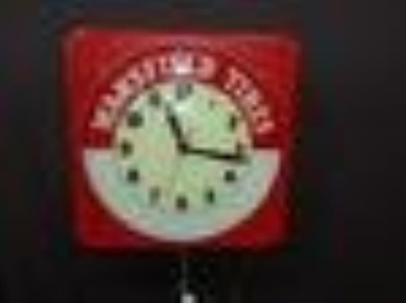 Mansfield Tires lighted clock