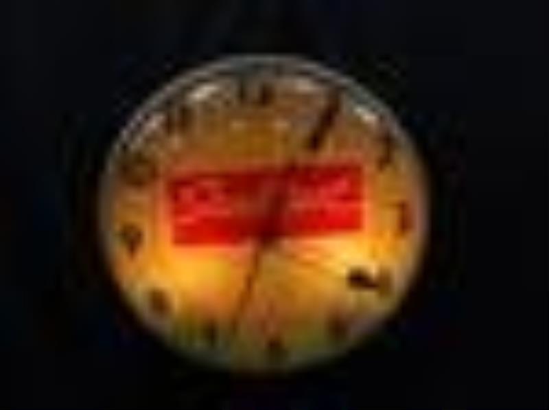 Sealtest lighted clock