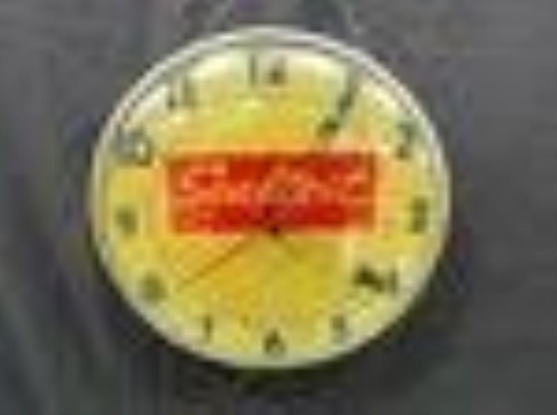 Sealtest lighted clock