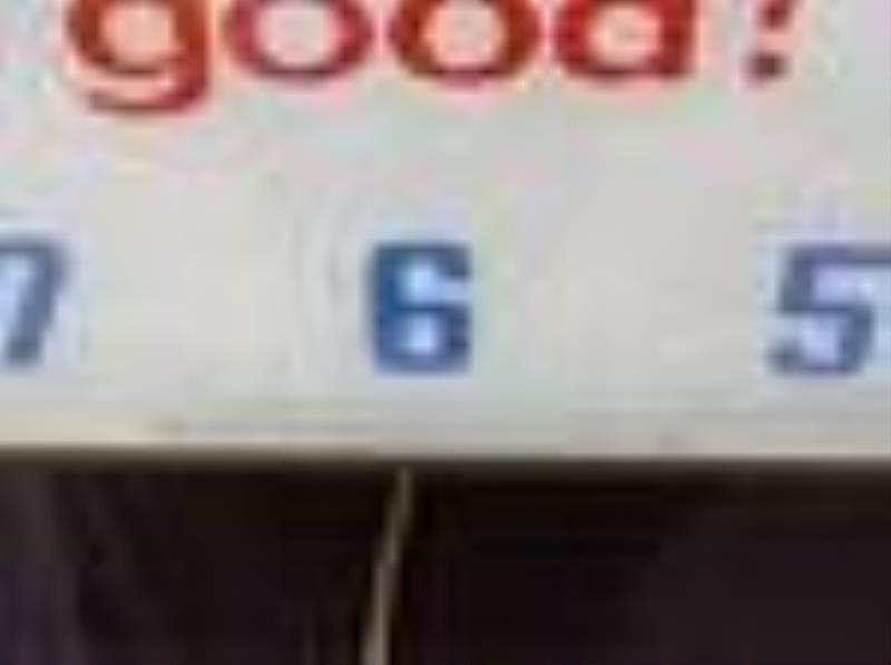 Robert's milk is really good! lighted Pam clock