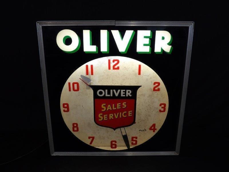 Oliver Sales Service Lackner lighted clock